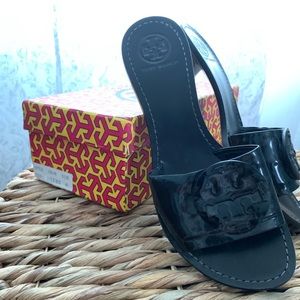 Tory Burch Black Patent Leather Heels